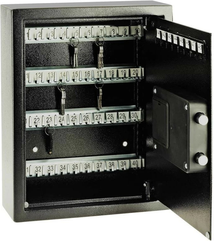 Kasafortë për çelësa YALE HOME YKB/365/DB1, elektronike, 48 grepa, e zezë Kasafortë për çelësa YALE HOME YKB/365/DB1, elektronike, 48 grepa, e zezë