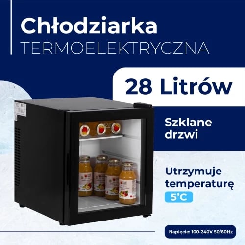 frigorifer termolelektrik Adler AD 8088 28 L derë xhami raft xhami LED i brendshëm 100-240V i zi frigorifer termolelektrik Adler AD 8088 28 L derë xhami raft xhami LED i brendshëm 100-240V i zi
