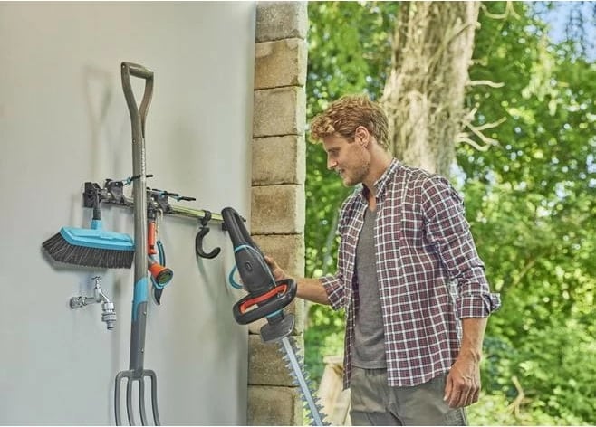 Mbajtës dhe Kllapë GARDENA 3510-20, Universal, Plastikë, Çelik, Zi, Argjendtë