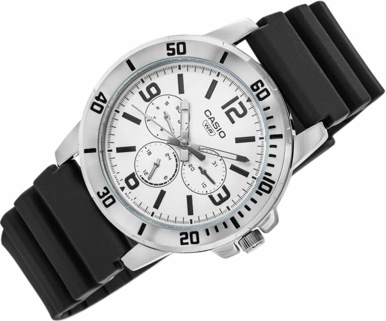 Orë dore për meshkuj CASIO, e zezë