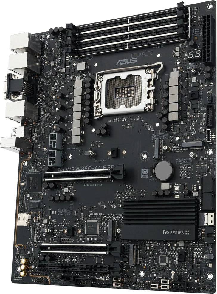 Pllakë amë ASUS PRO WS W880-ACE SE, ATX, Socket LGA 1851, Gri