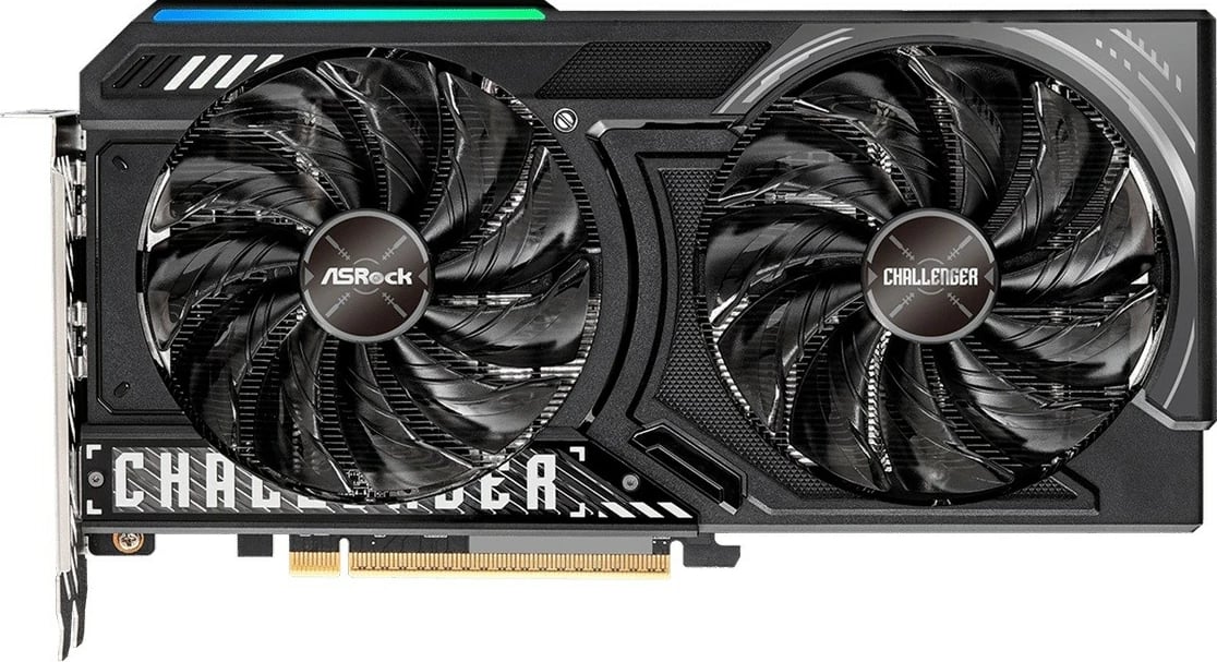 Kartelë grafike ASRock Radeon RX 9060 XT Challenger, 16GB GDDR6, 128-bit, 2x ventilatorë, e zezë