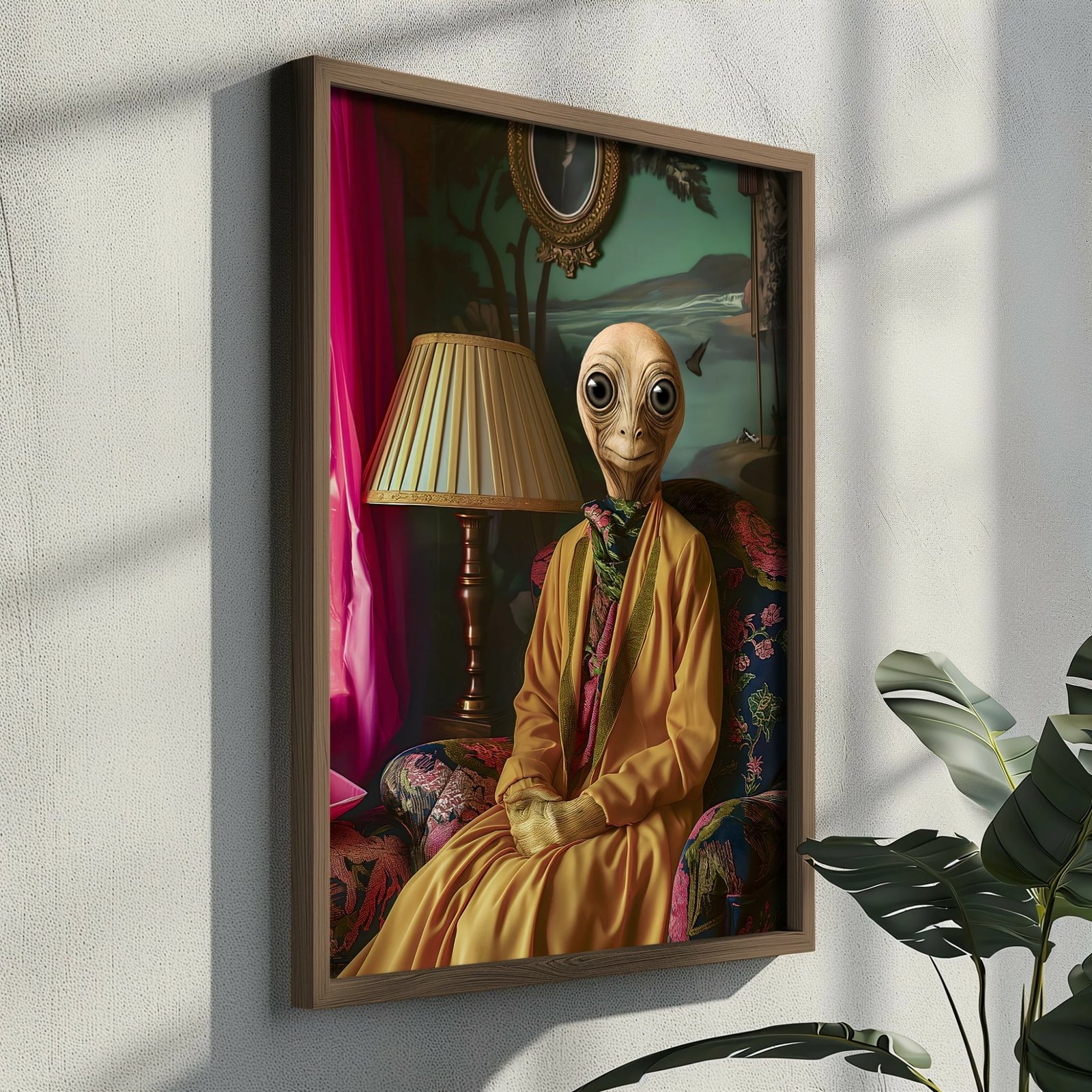 Pikturë dekorative me kornizë, MDF, Wallity, GE241-L