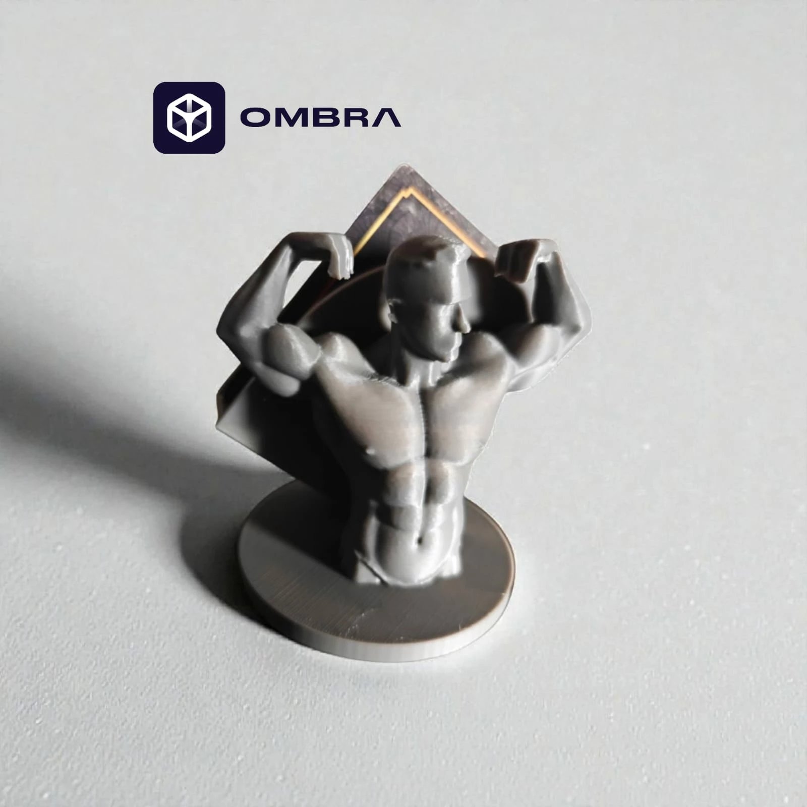 Mbajtëse për vizitëkarta në formë Gym Mighty Pose , Hiri