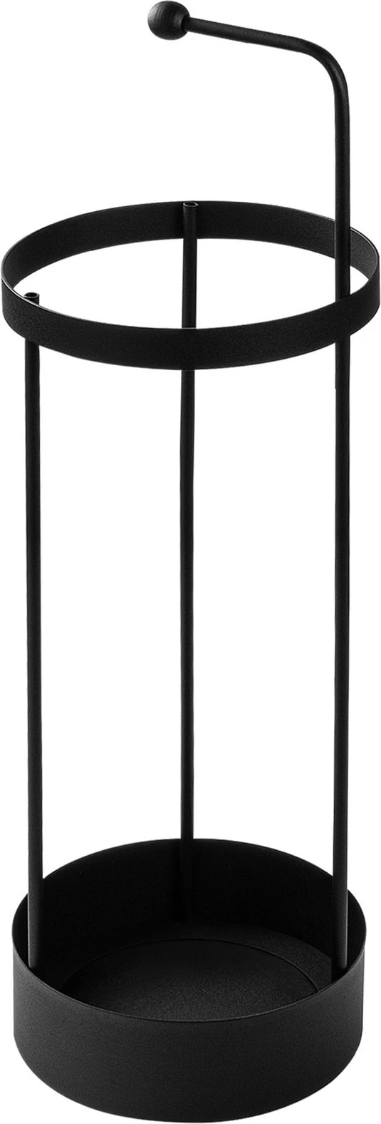 Stendë për ombrella, metalike, ngjyrë e zezë, Evila Originals, 22x22x67cm