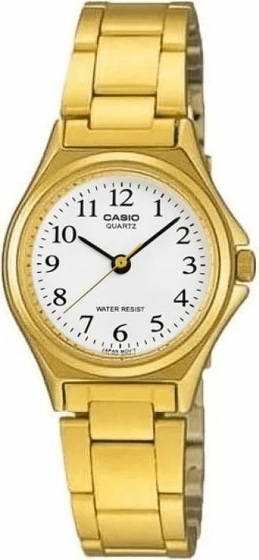 Orë dore për femra Casio, ari