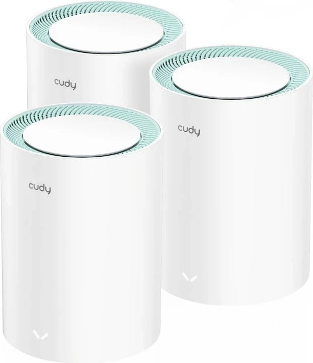 Sistem mesh Cudy M1300, Dual-band, Wi-Fi 5, 3 copë, Bardhë