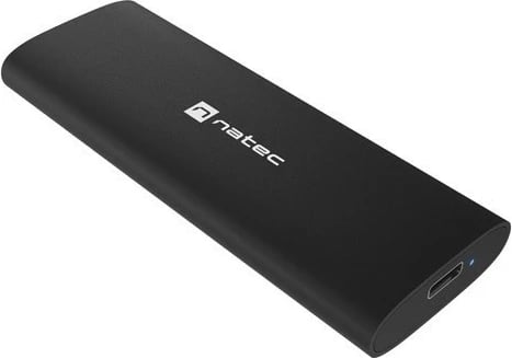 Kasë e jashtme Natec RHINO, për SSD M.2 NVMe, USB-C 3.1 Gen 2, e zezë