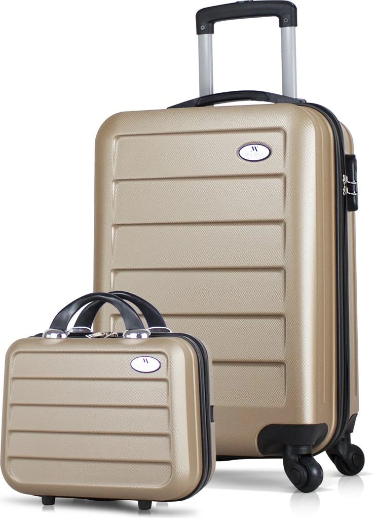 Set valixhesh (2 copë), ngjyrë ari, Zoozie Bags, 8473
