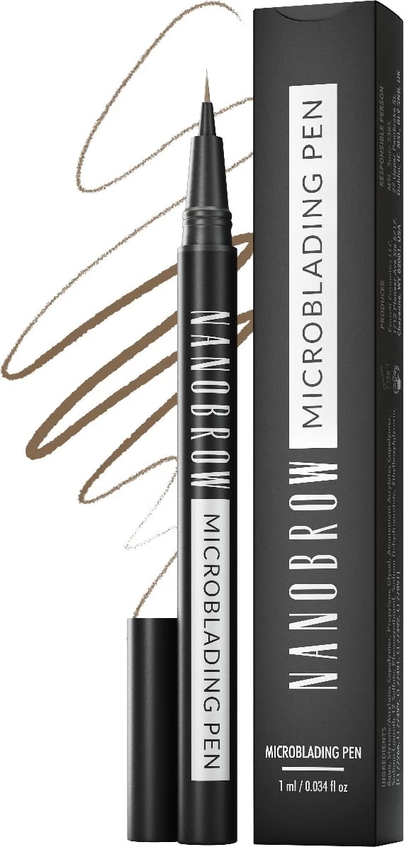Laps për vetulla Nanobrow Microblading Pen Precise Light Brown 1ml