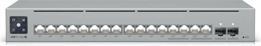 Switch Ubiquiti USW-PRO-MAX-16-POE, 16 porta, Layer 3, PoE, e bardhë