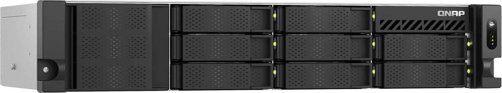 NAS server QNAP TS-855eU-8G, 2U, 8x2.5"/3.5" SATA, Intel Atom C5125, 8GB RAM, 2x2.5GbE, i zi