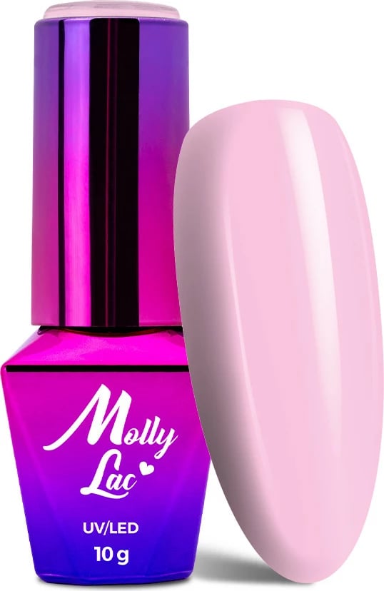 Llak për thonj për femra MollyLac Glamour Women Hybrid 2 Girlish Roses 10g