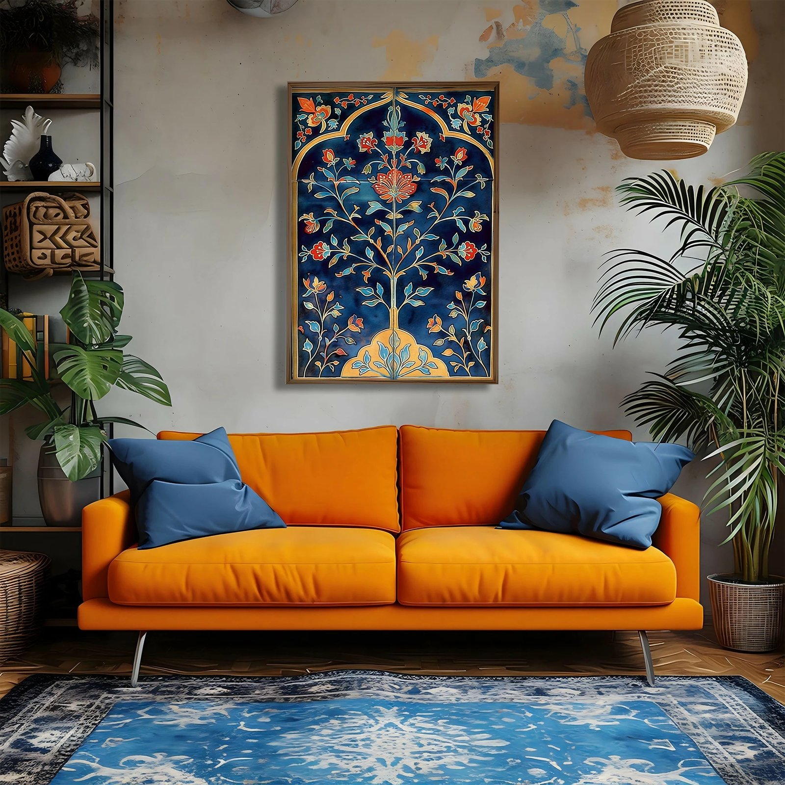 Pikturë dekorative me kornizë MDF, Wallity, GE123-L