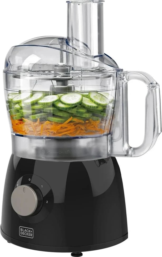 Blender multifunksionalë Black+Decker BXCH120E, 600W, 1.2L, i zi 