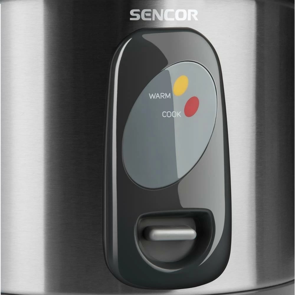 Tenxhere speciale për gatimin e orizit Sencor SRM 1000SS , 1 l, 400 W, e argjendtë