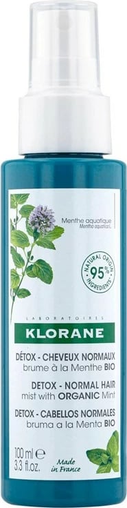 Mist për flokë Klorane Detox me ujë mente organike për femra 100ml