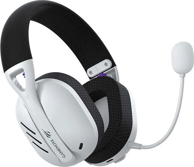 Kufje gaming Havit Fuxi H3, wireless 2.4G, Bluetooth, mikrofon i shkëputshëm, e bardhë
