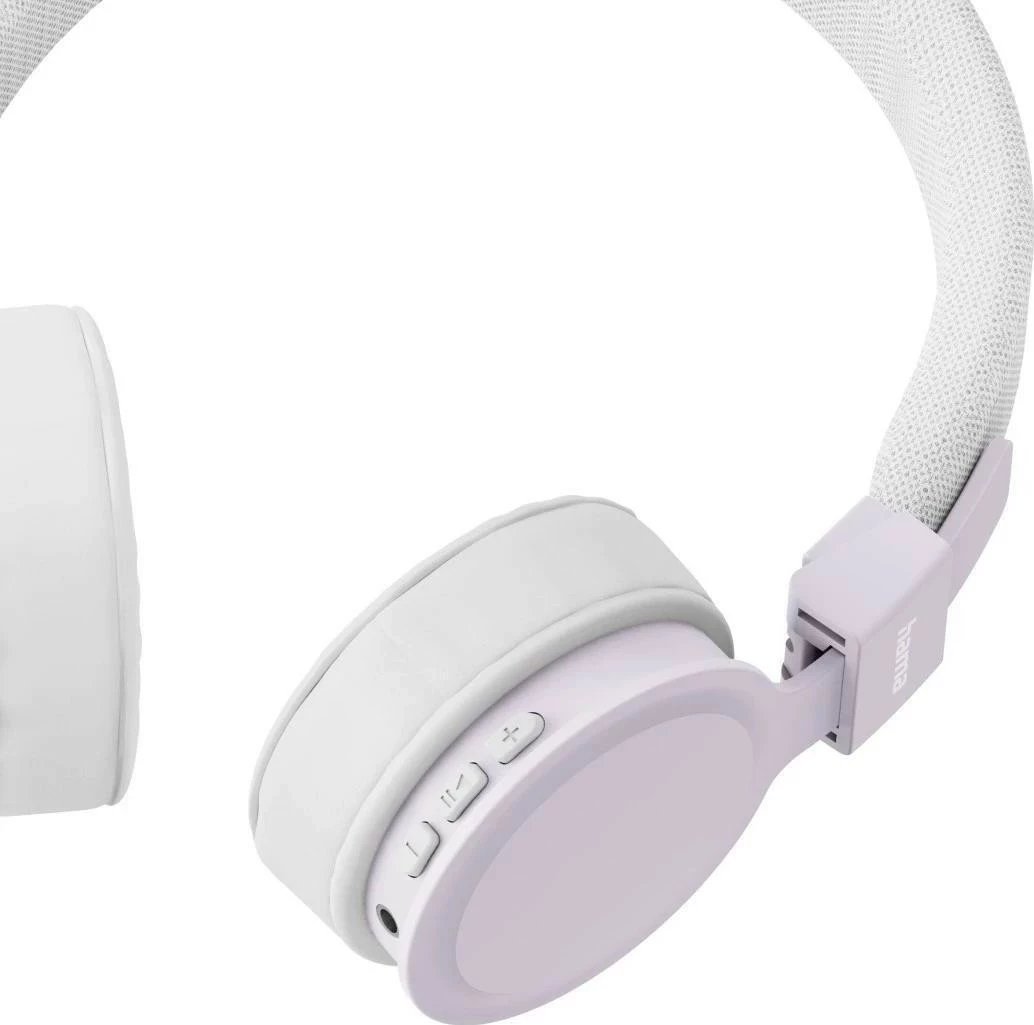 Kufje Hama Freedom Lit III, pa tela, Bluetooth, të bardha