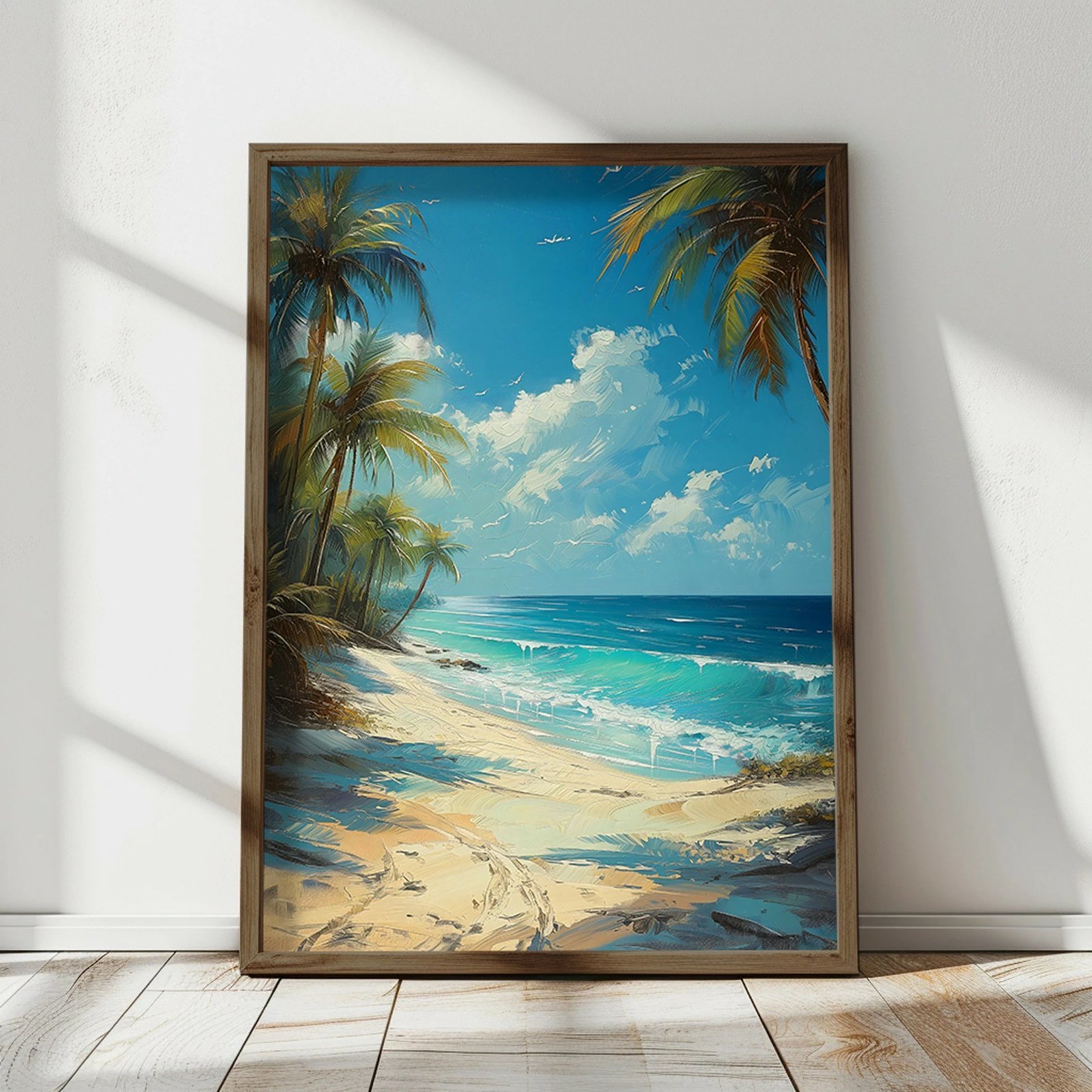 Pikturë dekorative me kornizë MDF, Wallity, AI126, shumëngjyrëshe, 50x70x3.5cm