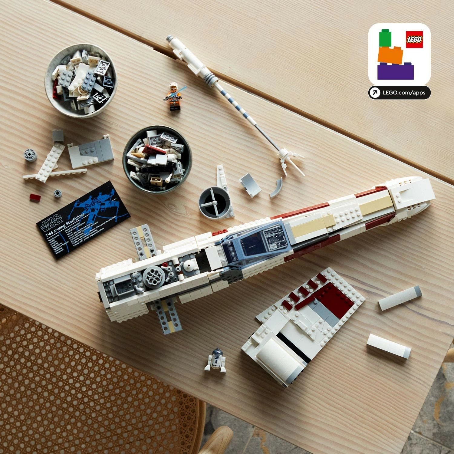 Set ndërtimi LEGO Star Wars X-Wing Starfighter 75355, 1953 pjesë, multikolor