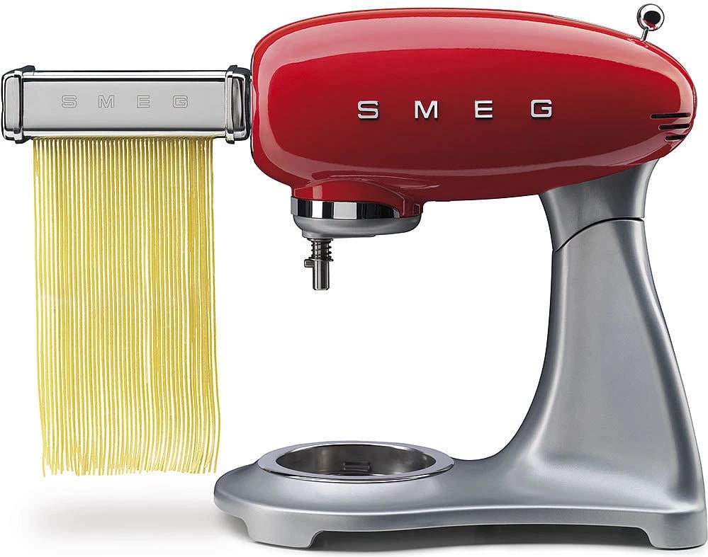 Makinë për pasta Smeg SMSC01, e kuqe/argjend