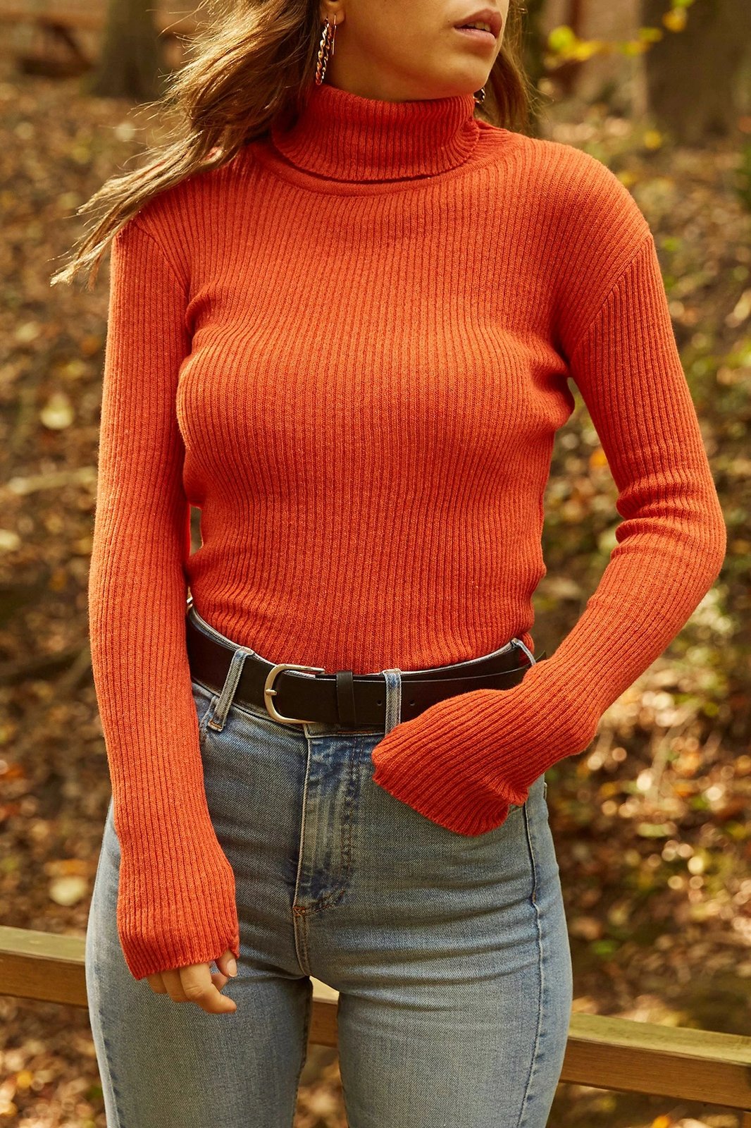 Pulovër për gra, ngjyrë korale, Jumeon 41563