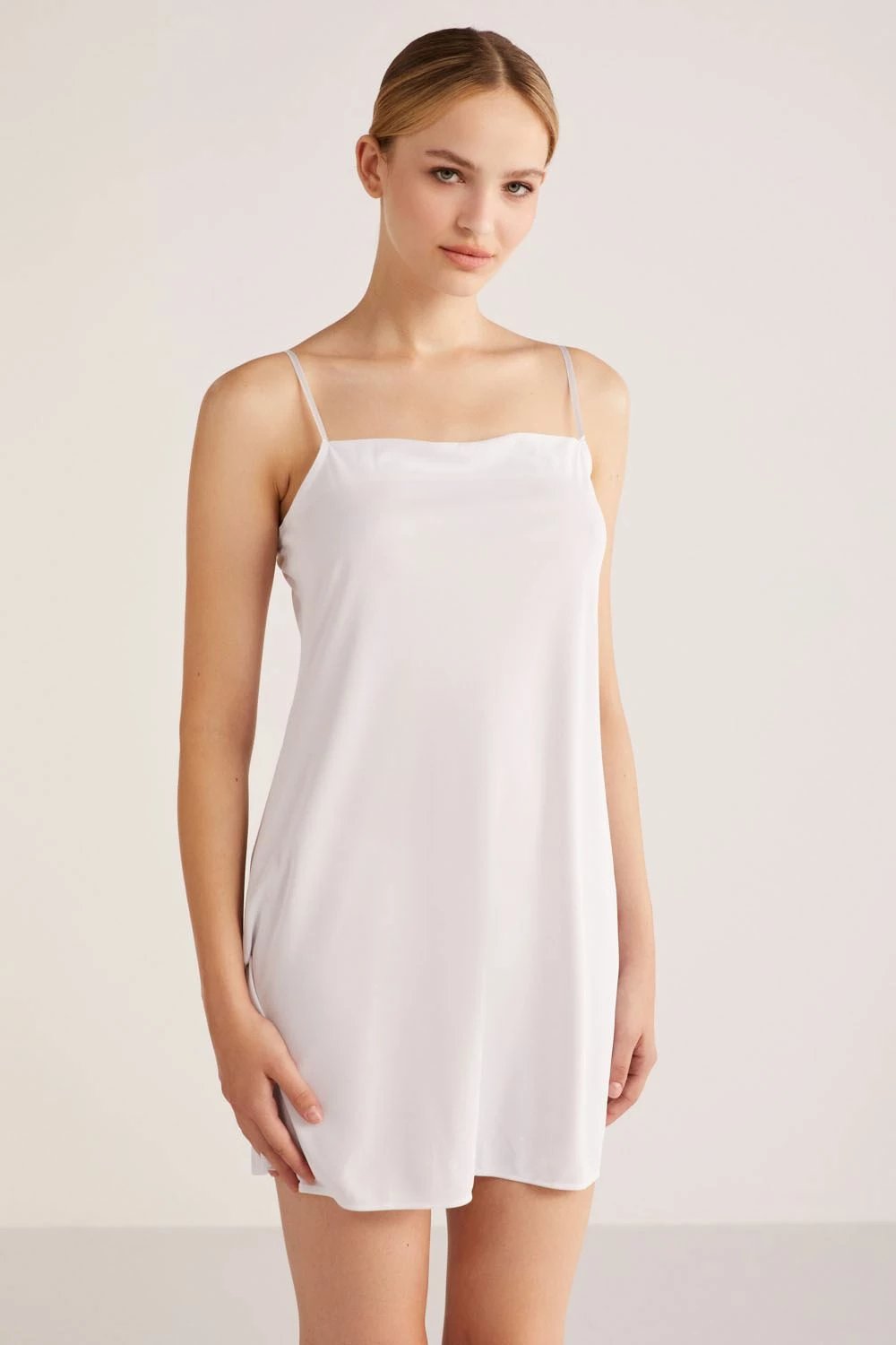 Këmishë nate Jumeon, e bardhë, 1C13CKOK001.001.C00018