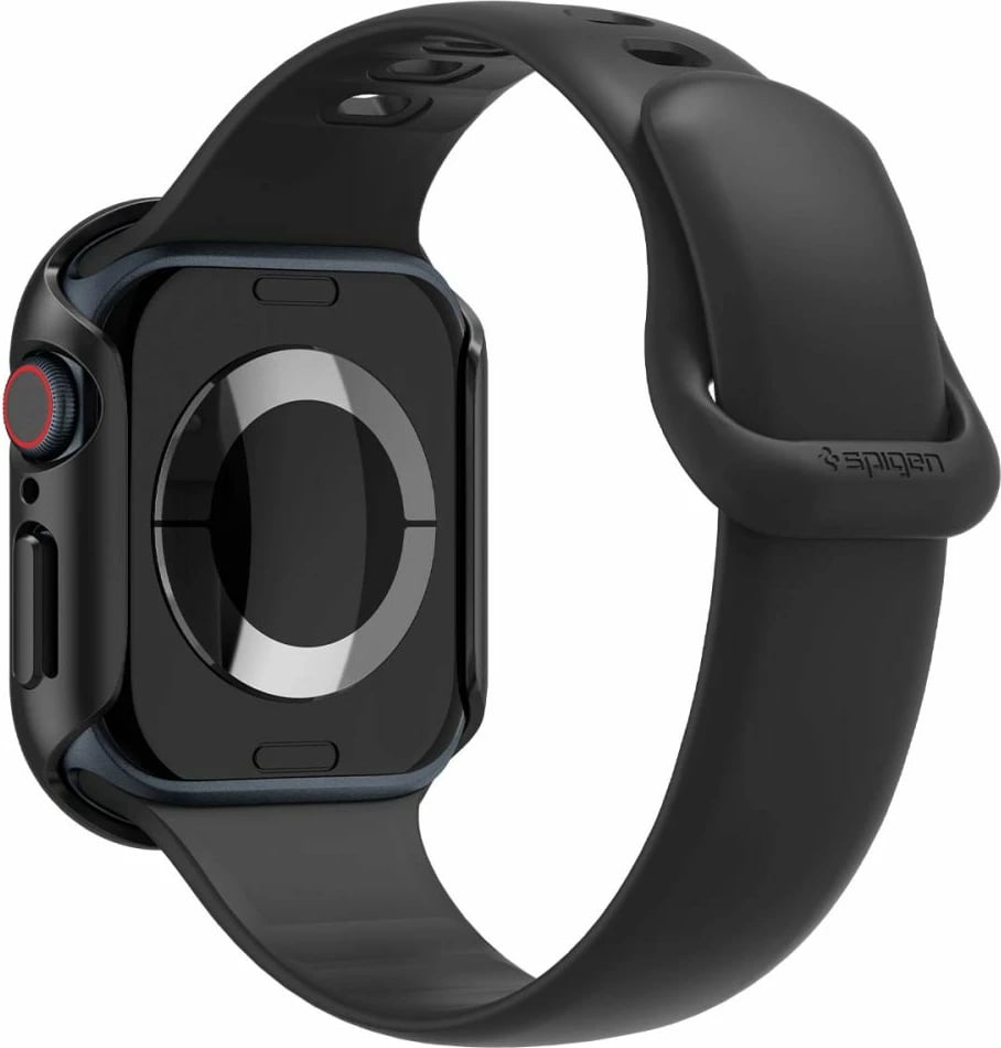 Mbështjellës Spigen Thin Fit për Apple Watch 10, 46mm, Zi