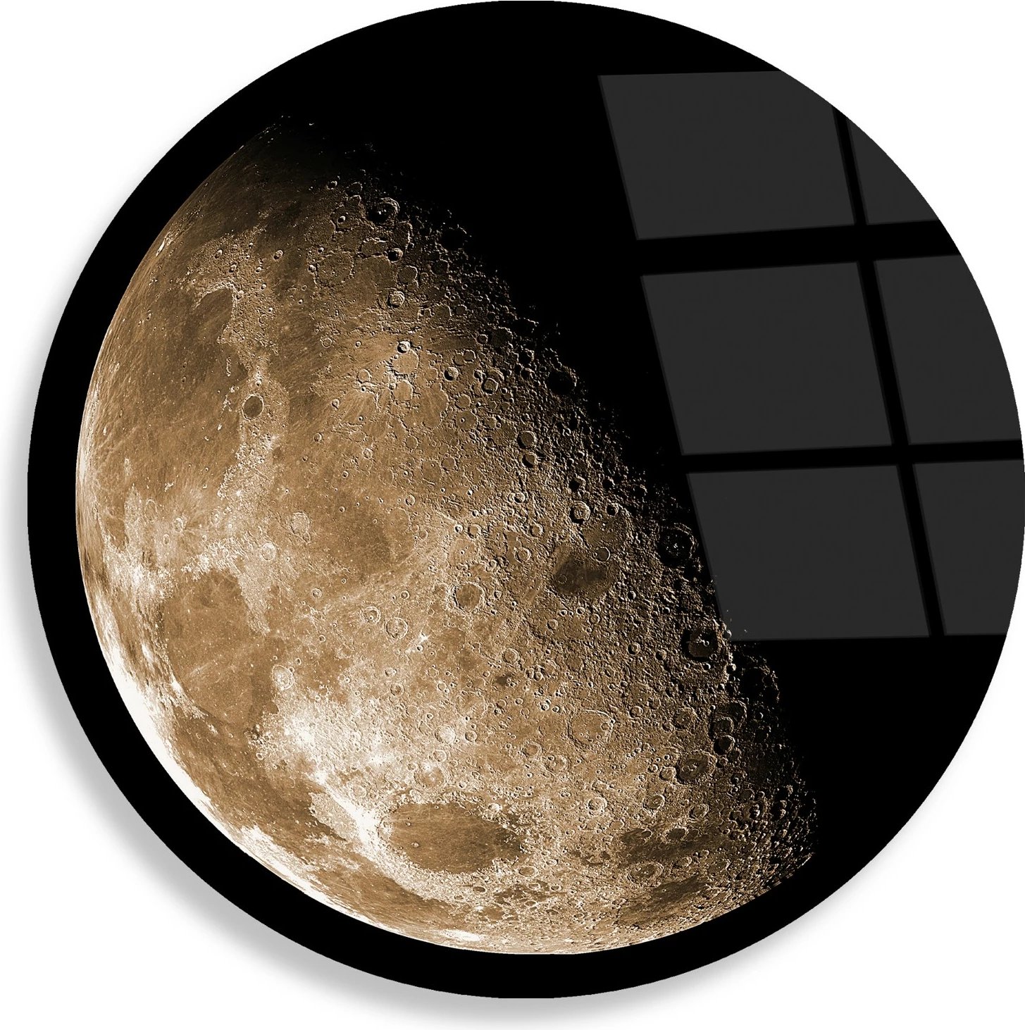 Pikturë dekorative prej xhami të temperuar, Wallity, UV-1145, shumëngjyrëshe, 30cm