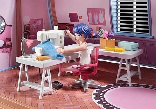 Set lodrash Playmobil Miraculum Attic Marinette 71334, 73 pjesë