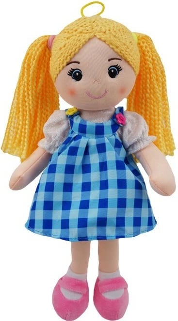 Kukull pëlhure, TULILO, Basia 9533, 35 cm, blu