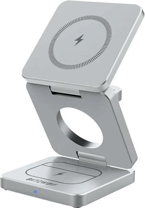 Karikues pa tel 3‑në‑1 BlitzWolf BW-IW30, deri 15W, MagSafe, USB-C