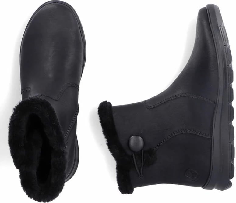 Çizme Rieker për femra, të zeza