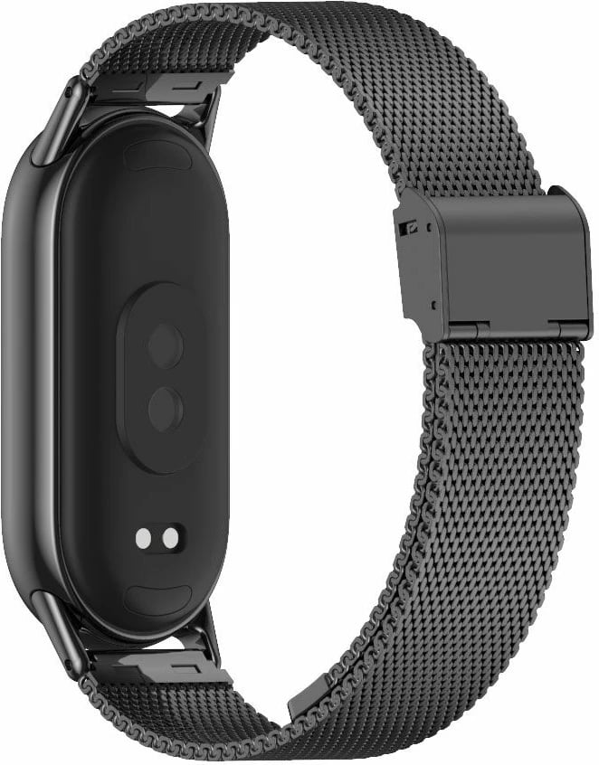 Rrip Tech-Protect MilaneseBand për Xiaomi Smart Band 8 / 8 NFC, Inox, Zi