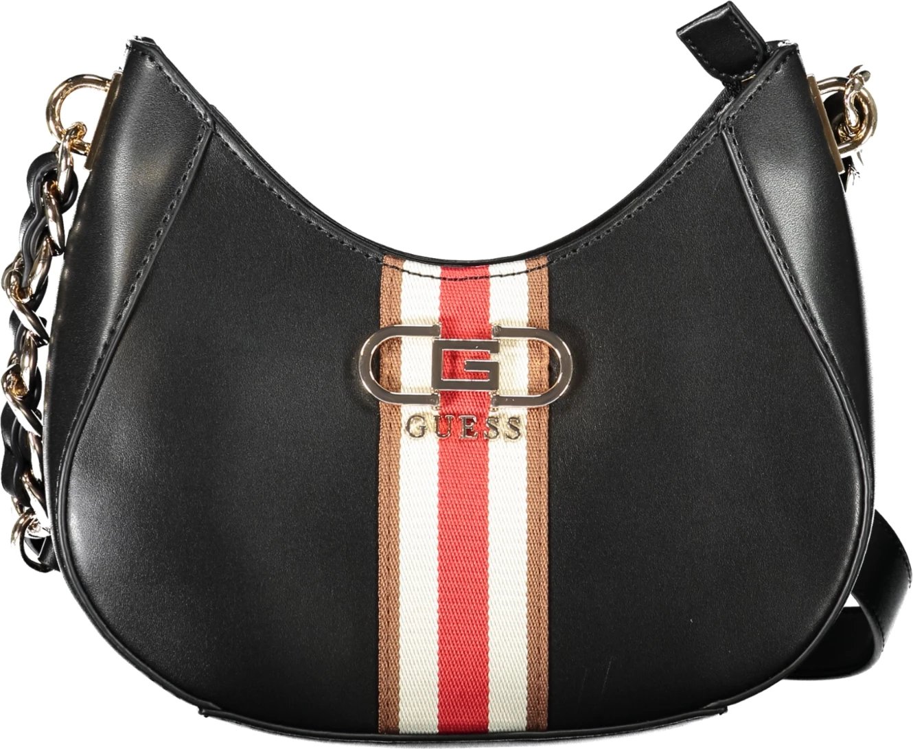 Çantë për femra GUESS JEANS Nelka, e zezë