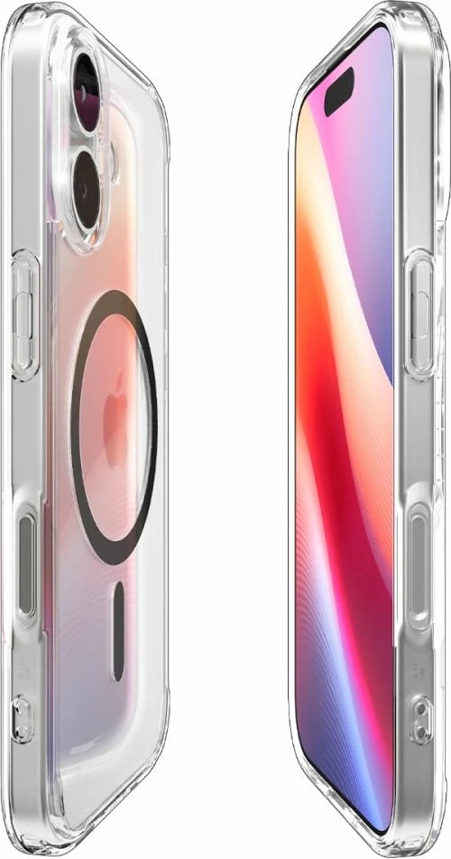 Mbështjellës Spigen Ultra Hybrid MagSafe për iPhone 17, Transparent Gri