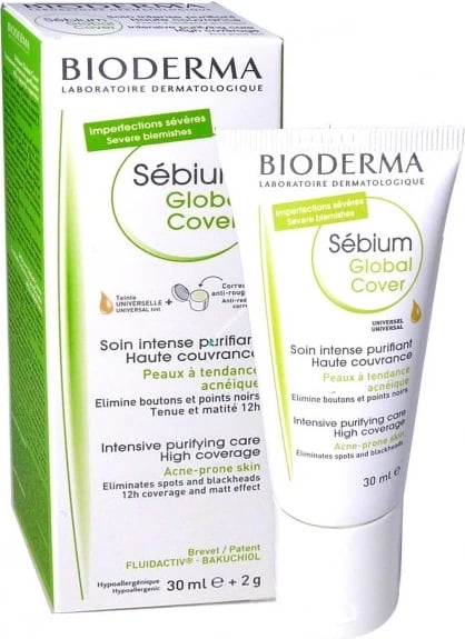 Krem për fytyrë Bioderma Sebium Global Cover 30ml