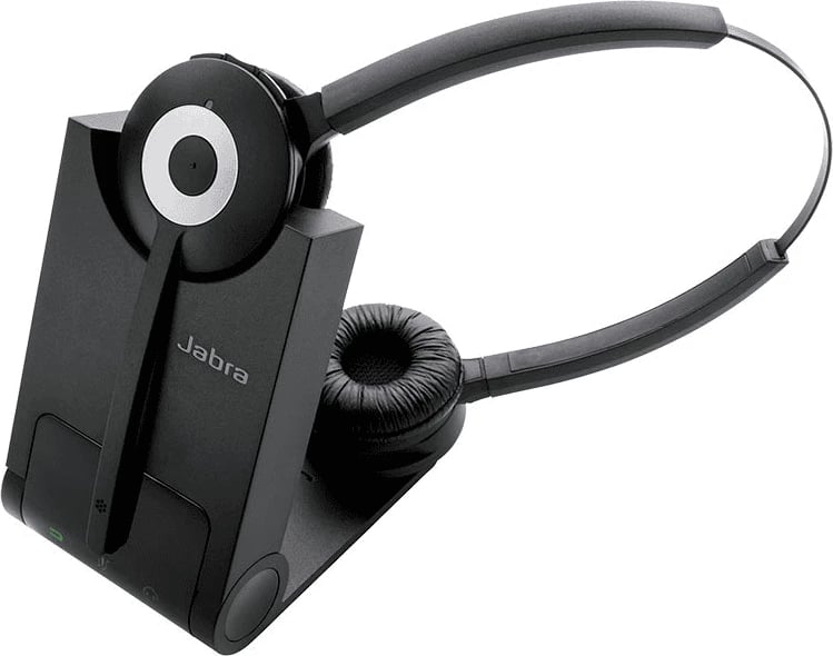 Kufje me mikrofon me bazë dok, Jabra P920D (MPN 920-29-508-101), e zezë