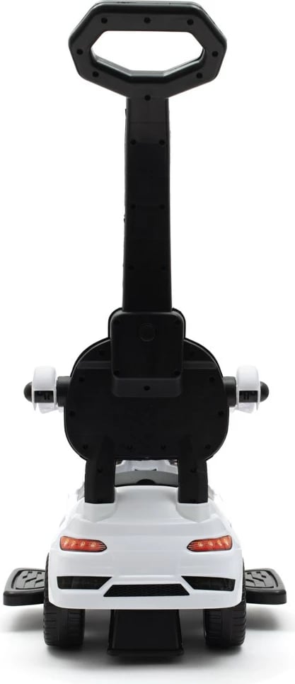 makinë shtytëse për fëmijë, Baby Mix, Police, me panel zanor dhe shufër drejtimi, 12m+, ngarkesë 25 kg, e bardhë