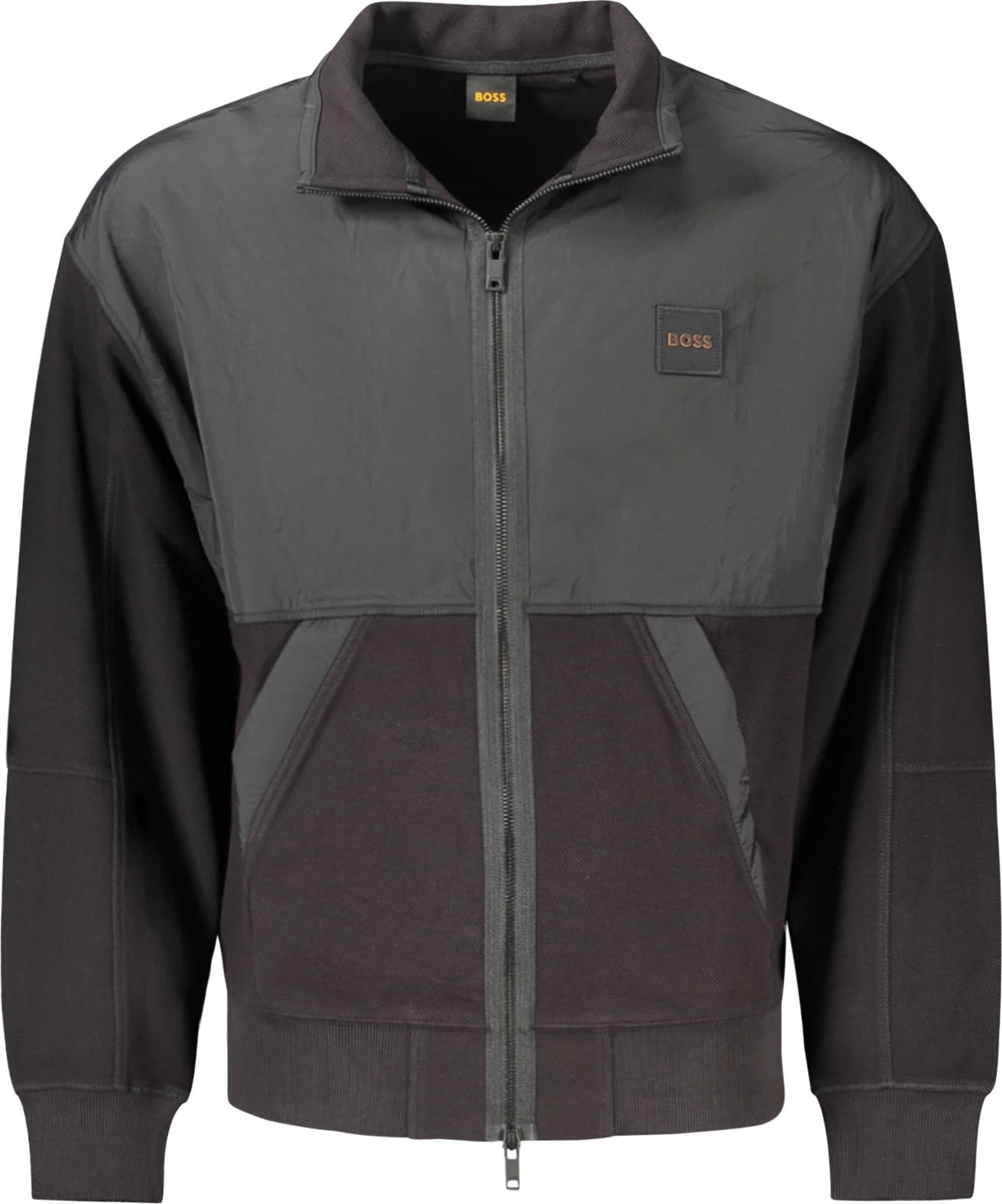 Jakne sportive BOSS për meshkuj, e zezë