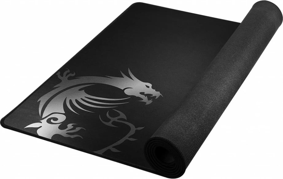 Mauspad MSI AGILITY GD80, gaming, 1200x600mm, i zi/bardhë