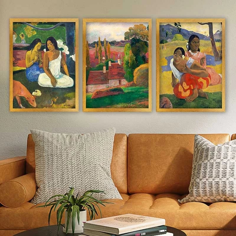 Pikturë dekorative me kornizë (3 copë), Wallity, 3AC_UN1233897_5575