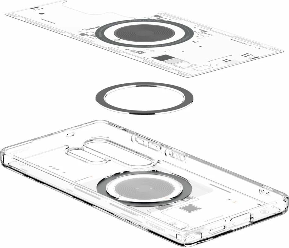 Mbështjellës Spigen Ultra Hybrid Mag për Samsung Galaxy S25 Ultra, Transparent