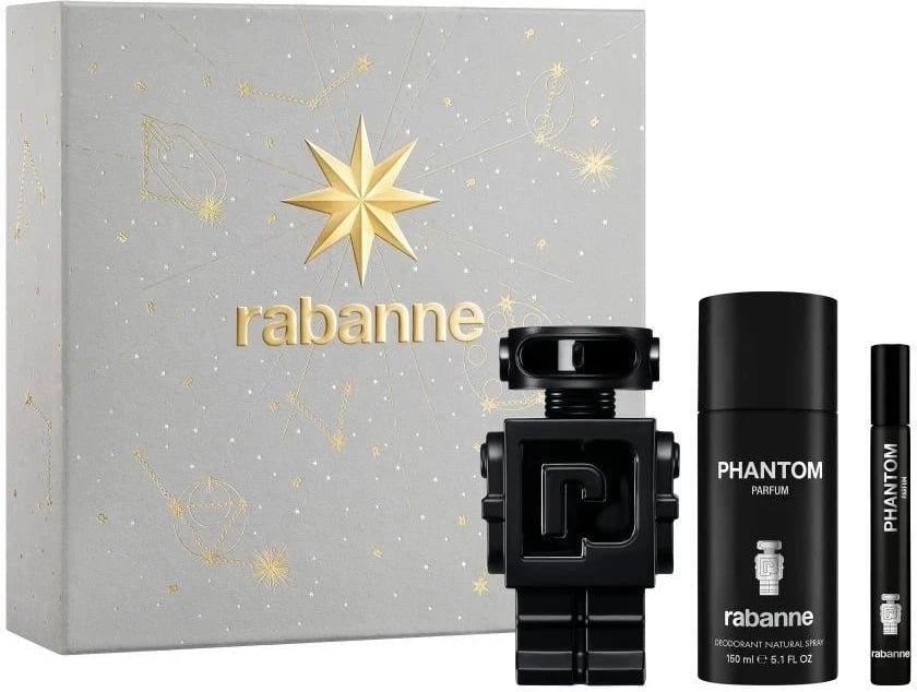 Set parfum dhe deodorant për meshkuj Paco Rabanne Phantom 100ml + 150ml + 10ml