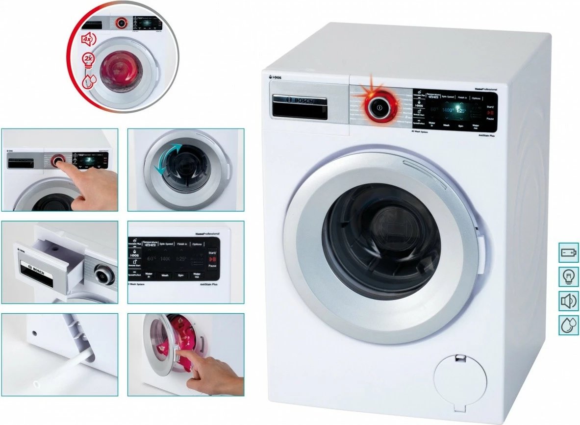 Lavatriqe lodër Klein Bosch 9213, për fëmijë, e bardhë