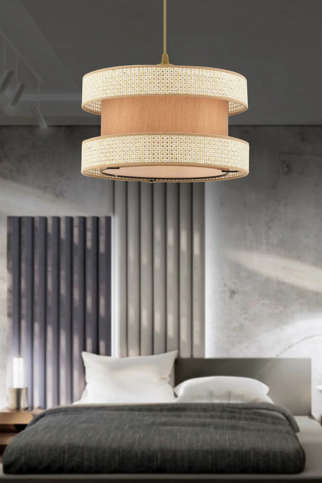 Llambë tavani Opviq, Halo, krem-kafe