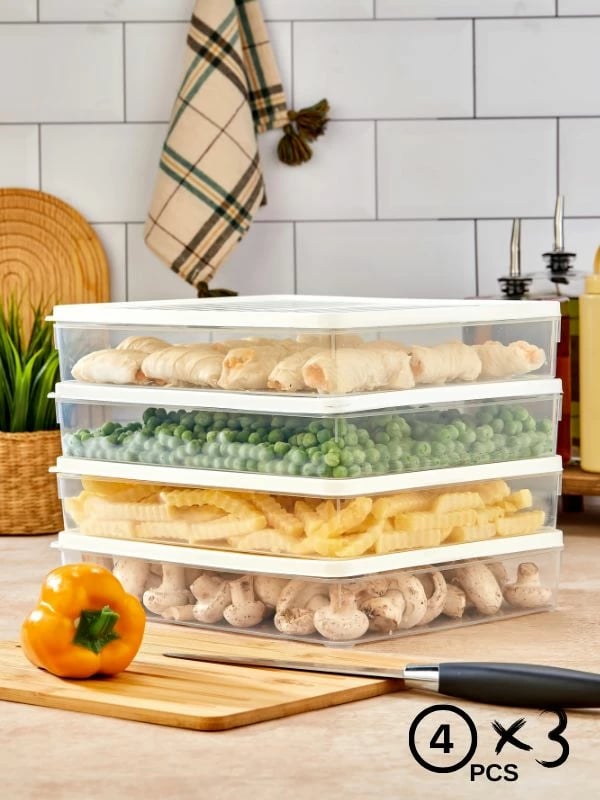 Set kuti për organizim (12 copë), Hermia, VITABOX 12'LI-BEYAZ 2,8LT