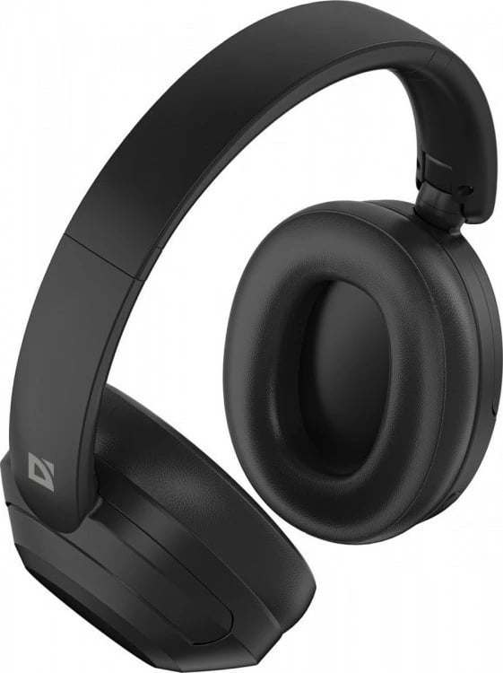 Kufje pa tela over-ear, Defender FreeMotion B490 63490, Bluetooth 5.3, 14 orë, mikrofon, AUX, e zezë
