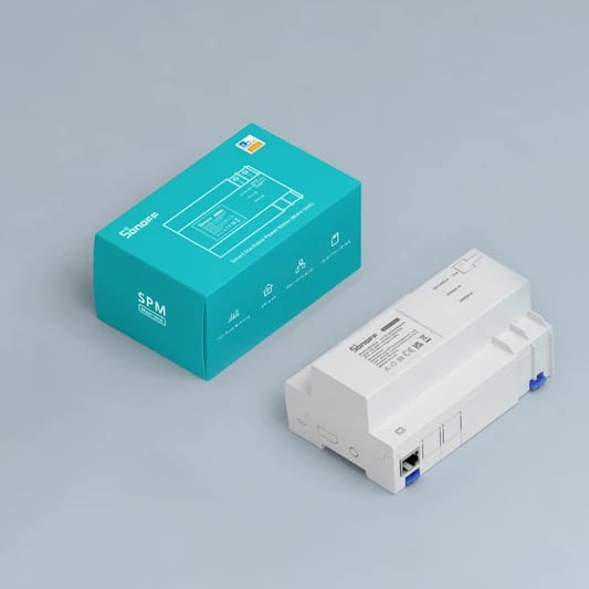 Ndërprerës inteligjent Sonoff SPM-Main, matës i energjisë, Wi-Fi/Ethernet, i bardhë Ndërprerës inteligjent Sonoff SPM-Main, matës i energjisë, Wi-Fi/Ethernet, i bardhë